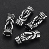 2Pcs Stainless Steel Infinity Knot Connectors for DIY Bracelet Making