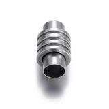 4pcs Stainless Steel Magnetic Clasps 6mm Hole DIY Jewelry Making Accessories
