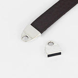 20pcs Flat Leather Cord End Caps DIY Bracelets Connectors Findings