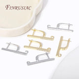 18K Plated Zircon Earwires Earring Hooks For DIY Earring Accessory