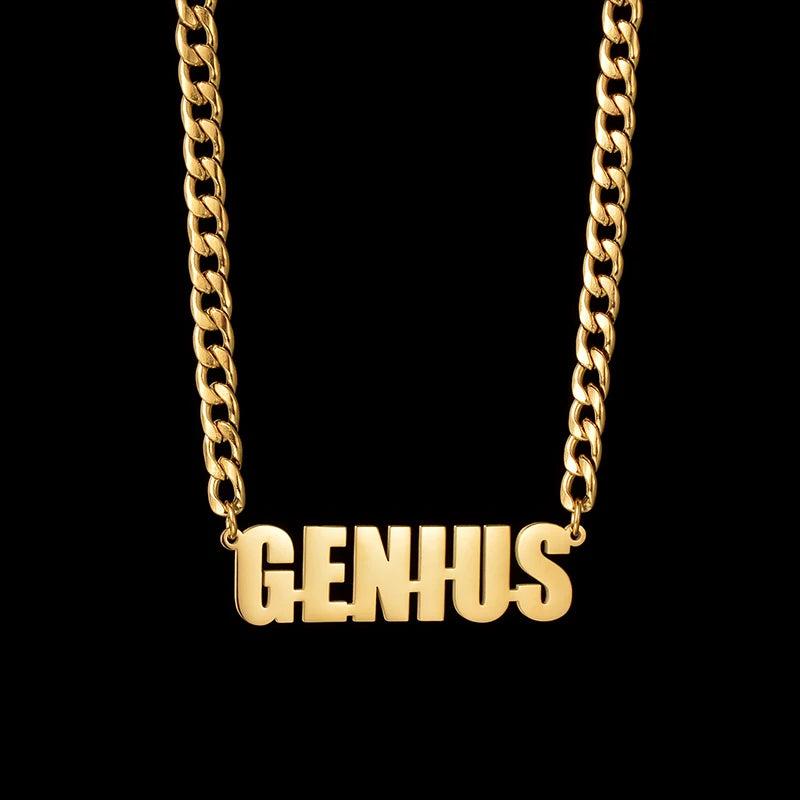 Nextvance Custom Name Necklace Stainless Steel Personalized Women Men