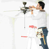 Ceiling Fan Light Pendant Pull Chain - Decorative Metal Extender