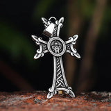 Armenian Orthodox Cross Pendant Necklace Couples Jewelry