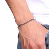 Chunky Miami Cuban Chain Bracelet 3-11mm Stainless Steel Classic Punk Heavy Male