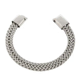 Chunky Retro Cuban Chain Bracelet Men Stainless Steel Punk Vintage Wristband