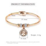 SHOUMAN Stainless Steel Tree Bracelet Women Bangles