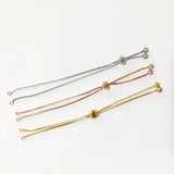 5pcs Stainless Steel Box Chain Bracelet 1.2mm 11.5cm Rosegold Steel