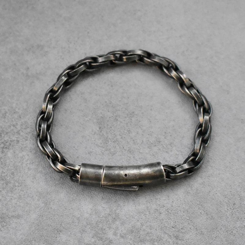 5mm Stainless Steel Link Chain Bracelet for Men Hand Chain Bangle Jewelry Gift