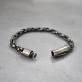 5mm Stainless Steel Link Chain Bracelet for Men Hand Chain Bangle Jewelry Gift