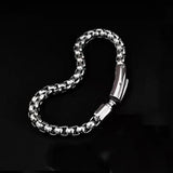 316L Stainless Steel BOX Chain Bracelet for Men Women