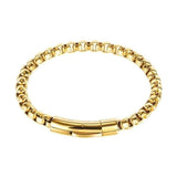 316L Stainless Steel BOX Chain Bracelet for Men Women