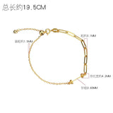 925 Sterling Silver Bracelet with Needle Stitching Cross Chain Hand Ornament