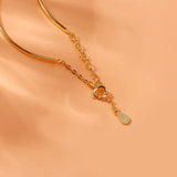 S925 Sterling Silver Bar Bracelet Geometric Chain
