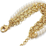Freshwater Pearl Chain Bracelet for Women Stainless Steel Gift