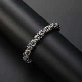 8MM Stainless Steel Chain Link Bracelet for Men