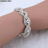 Crystal Bracelet Women Gift Rhinestone Bangl