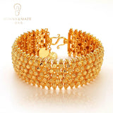 18k Gold-Plated Cuban Chain Ladies Bracelet