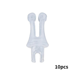 10pcs PTFE Flexible Clips for Piercing Jewelry Display