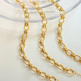 Thick Chain Couple Bracelet Stainless Steel Jewelry Gift