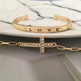 Metal Punk Bangles for Women Men Boho Jewelry Gift