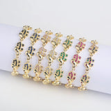 Elephant Bracelet Copper Zirconia Adjustable Woman Gift
