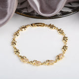 Elephant Bracelet Copper Zirconia Adjustable Woman Gift