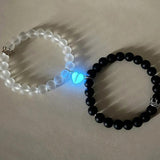 Luminous Couple Bracelet Magnetic Attachment Crown