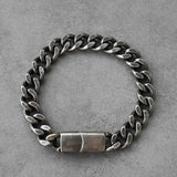 Vintage Punk Stainless Steel Cuban Chain Bracelet