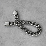 Vintage Punk Stainless Steel Cuban Chain Bracelet