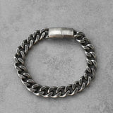 Vintage Punk Stainless Steel Cuban Chain Bracelet