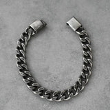 Vintage Punk Stainless Steel Cuban Chain Bracelet