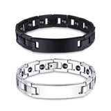 Titanium Steel Braided Magnet Energy Bracelet Bangle