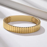 Stainless Steel Braided Star of Life Medical Care Sign Bracelet