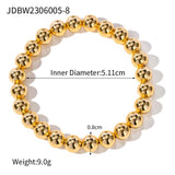 Youthway Golden Copper Bead Bracelet Wedding Jewelry Women