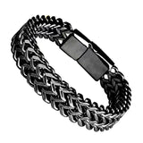 Hidden Locks Stainless Steel Bracelet Hand Chain 19/21/23CM