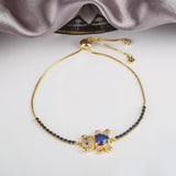 Teddy Bear Cz Crystal Bracelet for Women