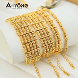 Layer Copper Beads Bracelets 21k Plated Middle East Mulism Religion Wedding