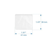 100pcs Transparent Chain Protect Self-Stick Plastic Bags for Necklace Packaging