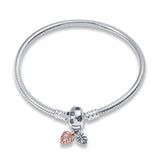 925Silver Classic Snake Chain Bangle & Bracelet for Women CMB056
