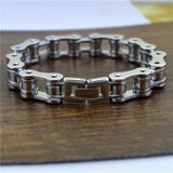 12mm Bicycle Chain Bracelets For Men Women Stainless Steel Bangles