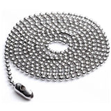 10Pcs Stainless Steel Bulk Ball Bead Chains For DIY Jewelry