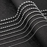 10Pcs Stainless Steel Bulk Ball Bead Chains For DIY Jewelry