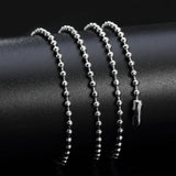 10Pcs Stainless Steel Bulk Ball Bead Chains For DIY Jewelry