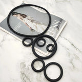 Silicone Necklace Women Punk Jewelry Circle Vintage Sweater Chain