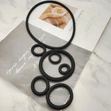 Silicone Necklace Women Punk Jewelry Circle Vintage Sweater Chain
