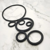 Silicone Necklace Women Punk Jewelry Circle Vintage Sweater Chain