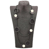 Wood Jewelry Choker Necklaces Women Silicone Necklace
