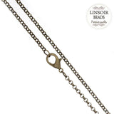 3mm Antique Bronze/Silver/Gold Long Link Necklace Chains Bulk