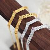 Metal Thick Necklace Watch Chain Jewelry Girlfriends Couple Jewelry