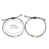 Heart Bracelet Wax Friendship Sister Couple Gift
